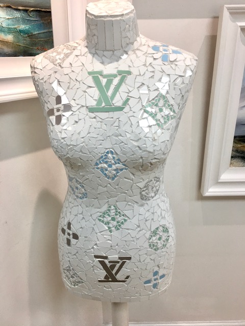 Louis Vuitton Ceramic Mosaic Mannequin, David O'Brien Original