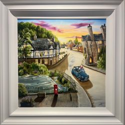 Chugging Through Lymm, Original Painting