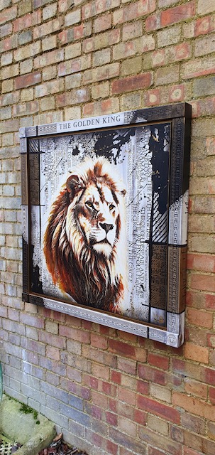 Rob_Bishop_The_Golden_King_premium_deluxe_art_on_wood_original_variation