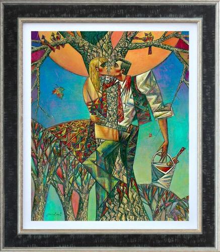 Andrei Protsouk The Tree Of Love Giclee Limited Edition Framed
