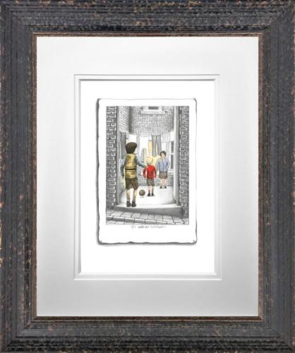 Leigh Lambert It Was His Fault Framed Limited Edition Sketch